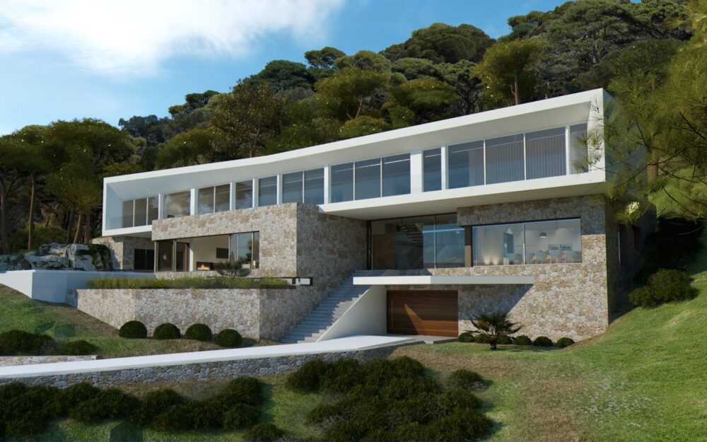 NEW BUILDING PROJECT: DREAM VILLA IN SOL DE MALLORCA